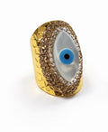 Anillo Ojo Turco Dorado
