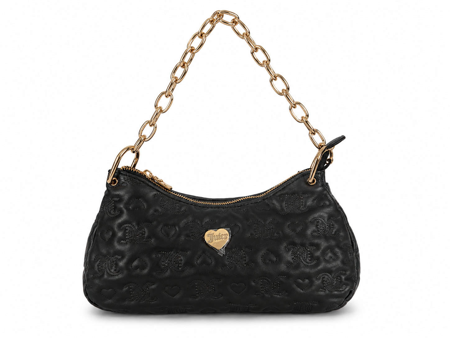 Bolsa Negra Juicy Cadena Dorada Premium