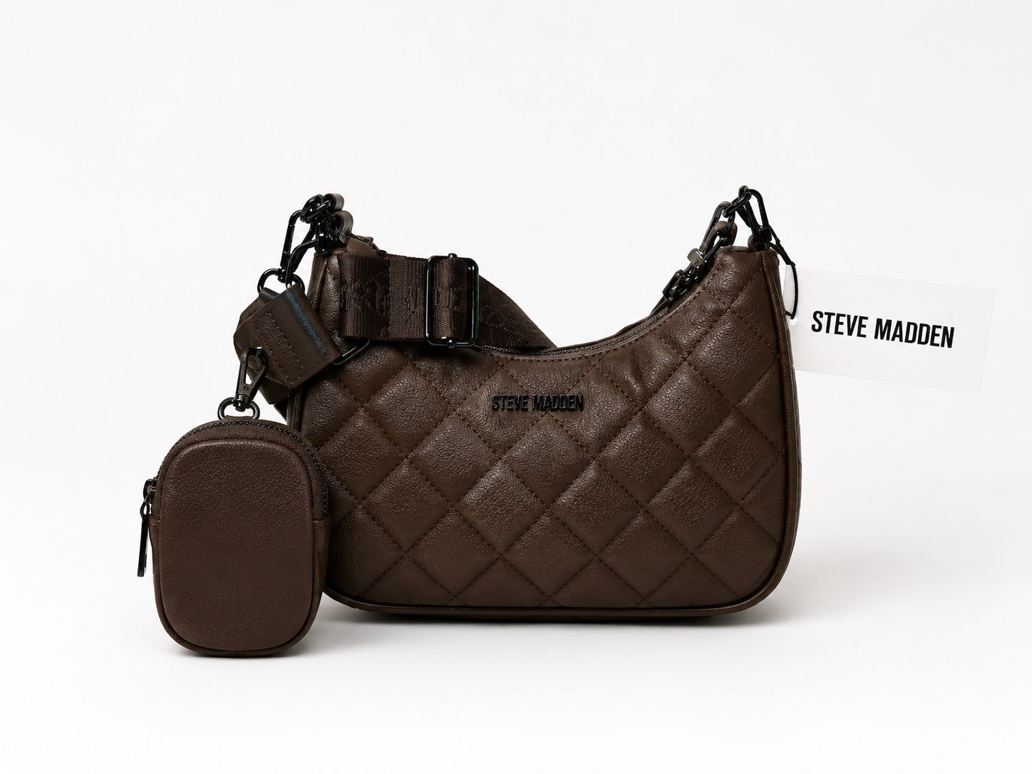 Bolso Crossbody Steve Madden Cafe con Mini bolsillo