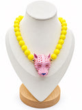 Collar jaguar Rosa