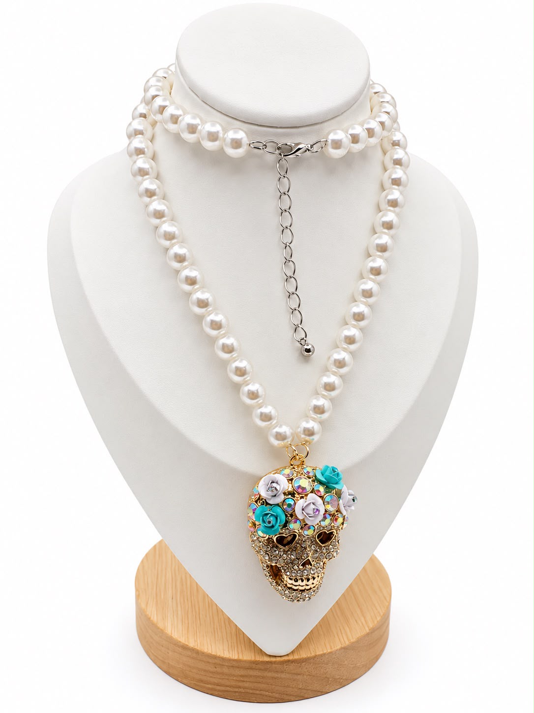 Collar catrina perlas