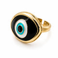 Anillo Ojo turco negro