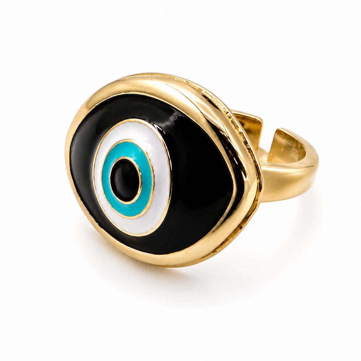 Anillo Ojo turco negro