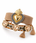 Pulseras en Set Corazon